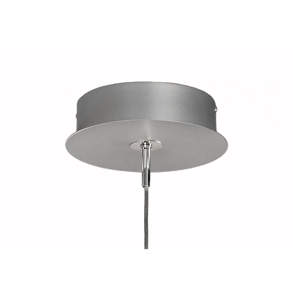 M5915 Star LED Pendant 69cm Round 42W Silver/Frosted Acrylic/Polished Chrome