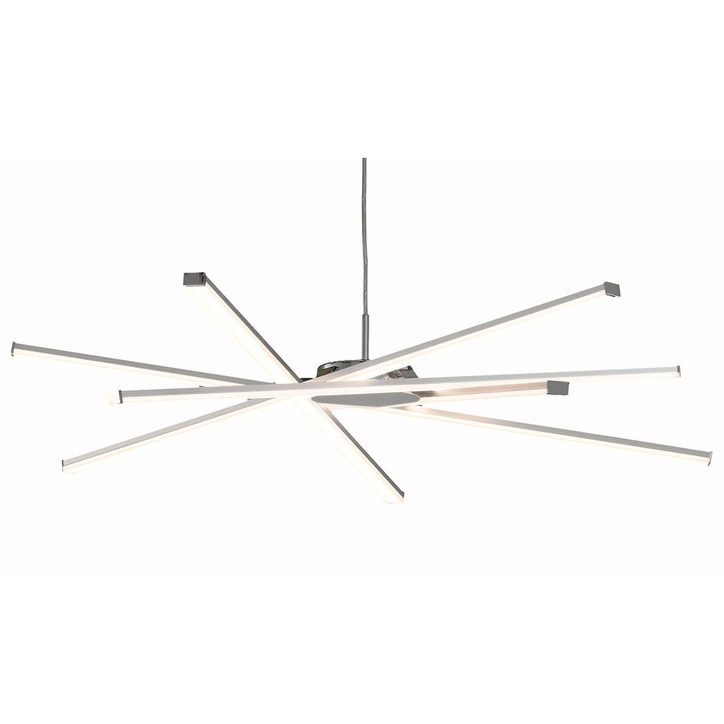 M5915 Star LED Pendant 69cm Round 42W Silver/Frosted Acrylic/Polished Chrome