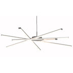 M5915 Star LED Pendant 69cm Round 42W Silver/Frosted Acrylic/Polished Chrome