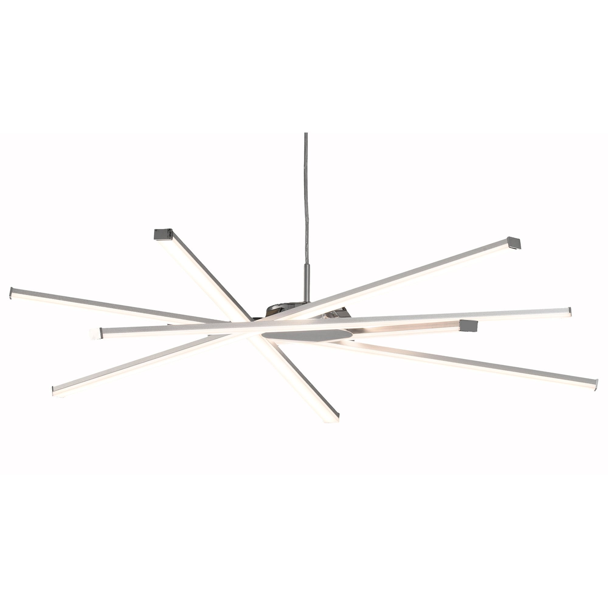 M5915 Star LED Pendant 69cm Round 42W Silver/Frosted Acrylic/Polished Chrome