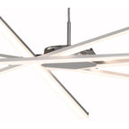M5915 Star LED Pendant 69cm Round 42W Silver/Frosted Acrylic/Polished Chrome