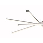 M5915 Star LED Pendant 69cm Round 42W Silver/Frosted Acrylic/Polished Chrome