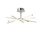M5918 Star LED Ceiling 70.5cm Round 42W Dimmable Silver/Frosted Acrylic/Polished Chrome