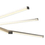 M5918 Star LED Ceiling 70.5cm Round 42W Dimmable Silver/Frosted Acrylic/Polished Chrome