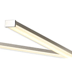 M5918 Star LED Ceiling 70.5cm Round 42W Dimmable Silver/Frosted Acrylic/Polished Chrome