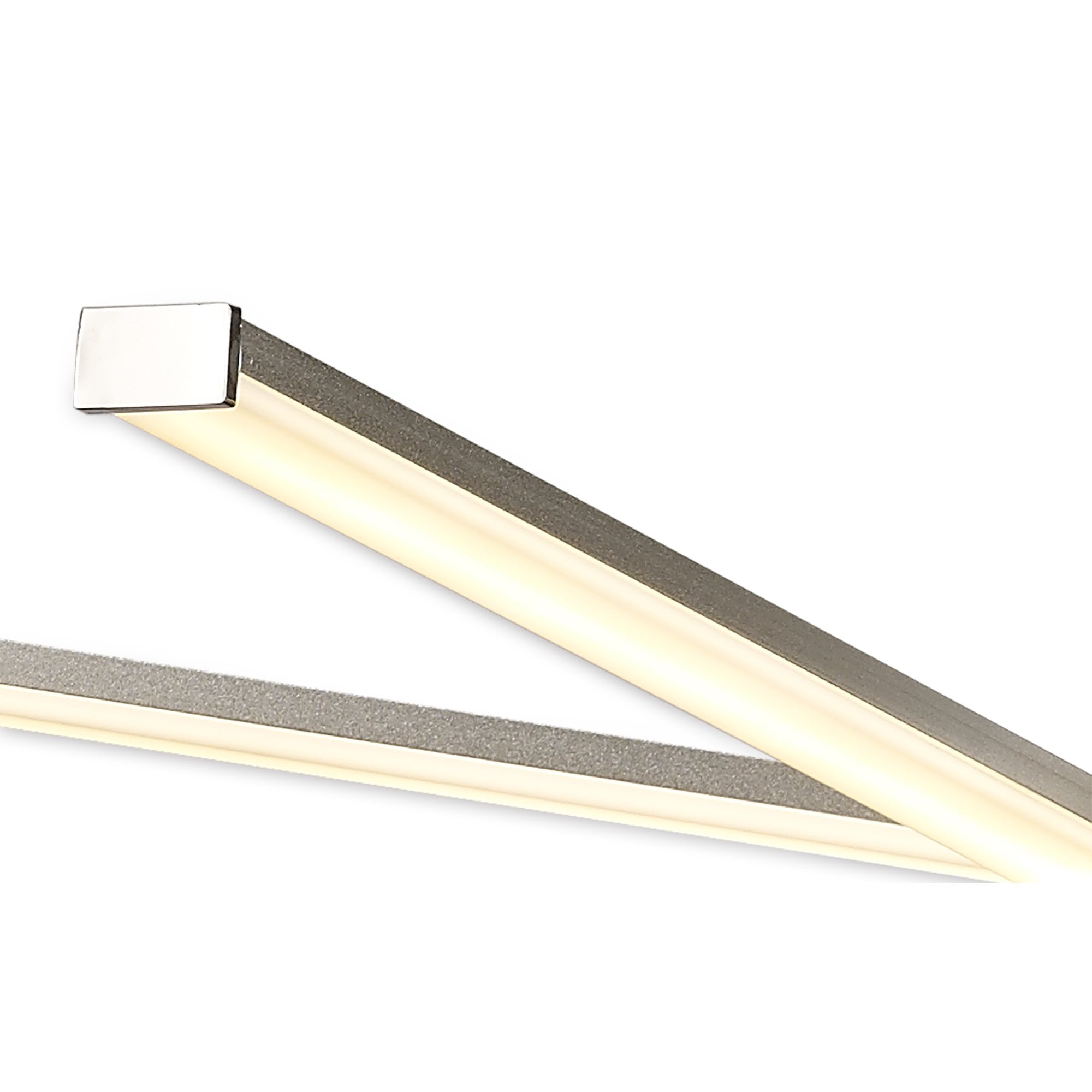 M5918 Star LED Ceiling 70.5cm Round 42W Dimmable Silver/Frosted Acrylic/Polished Chrome