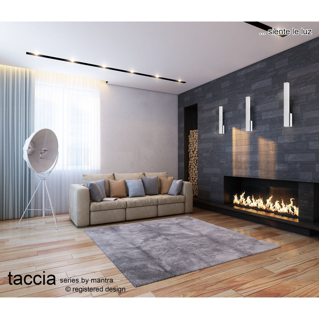 M8164/1 Taccía Wall Lamp 14W LED Large Polished Chrome/Frosted Acrylic