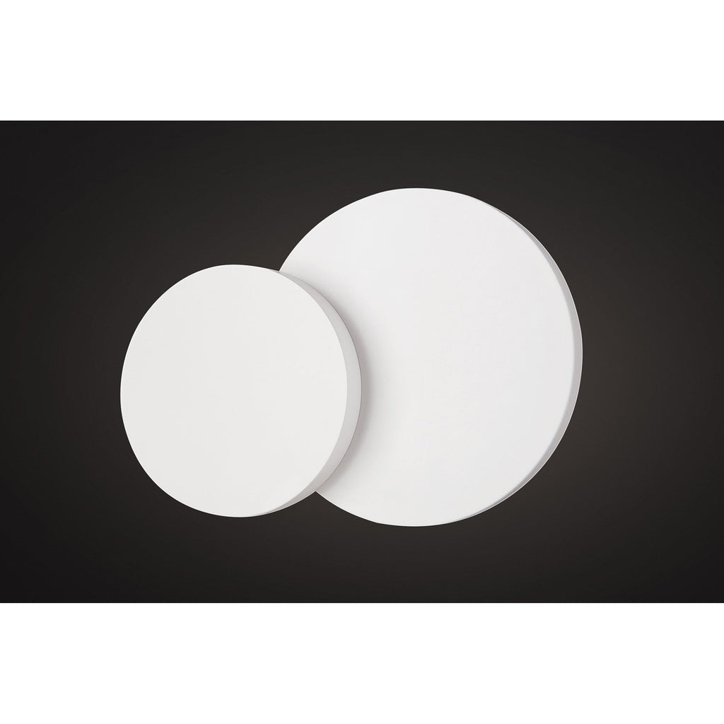 MC0142 Tahiti Wall Light Circles 5W LED Matt White