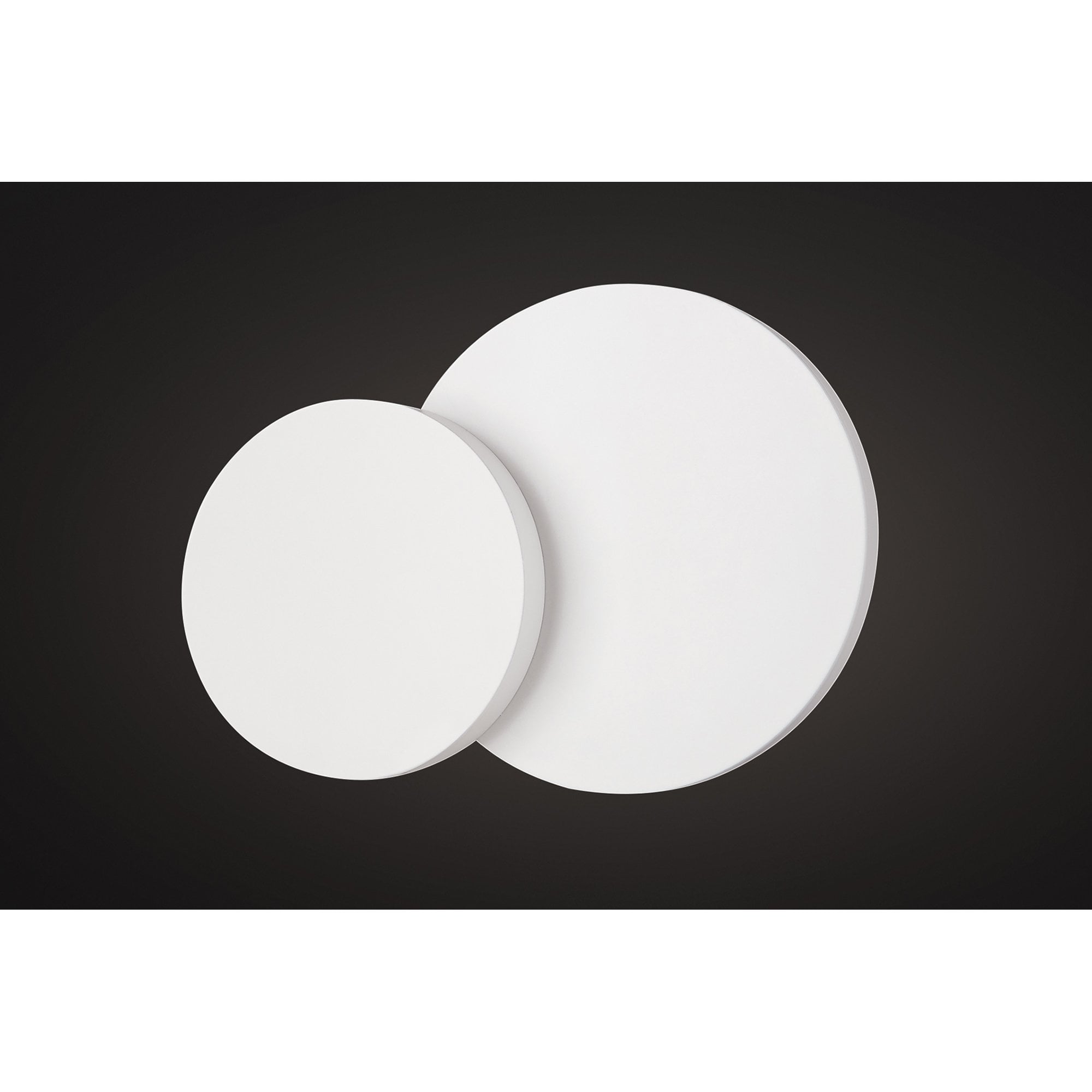MC0142 Tahiti Wall Light Circles 5W LED Matt White