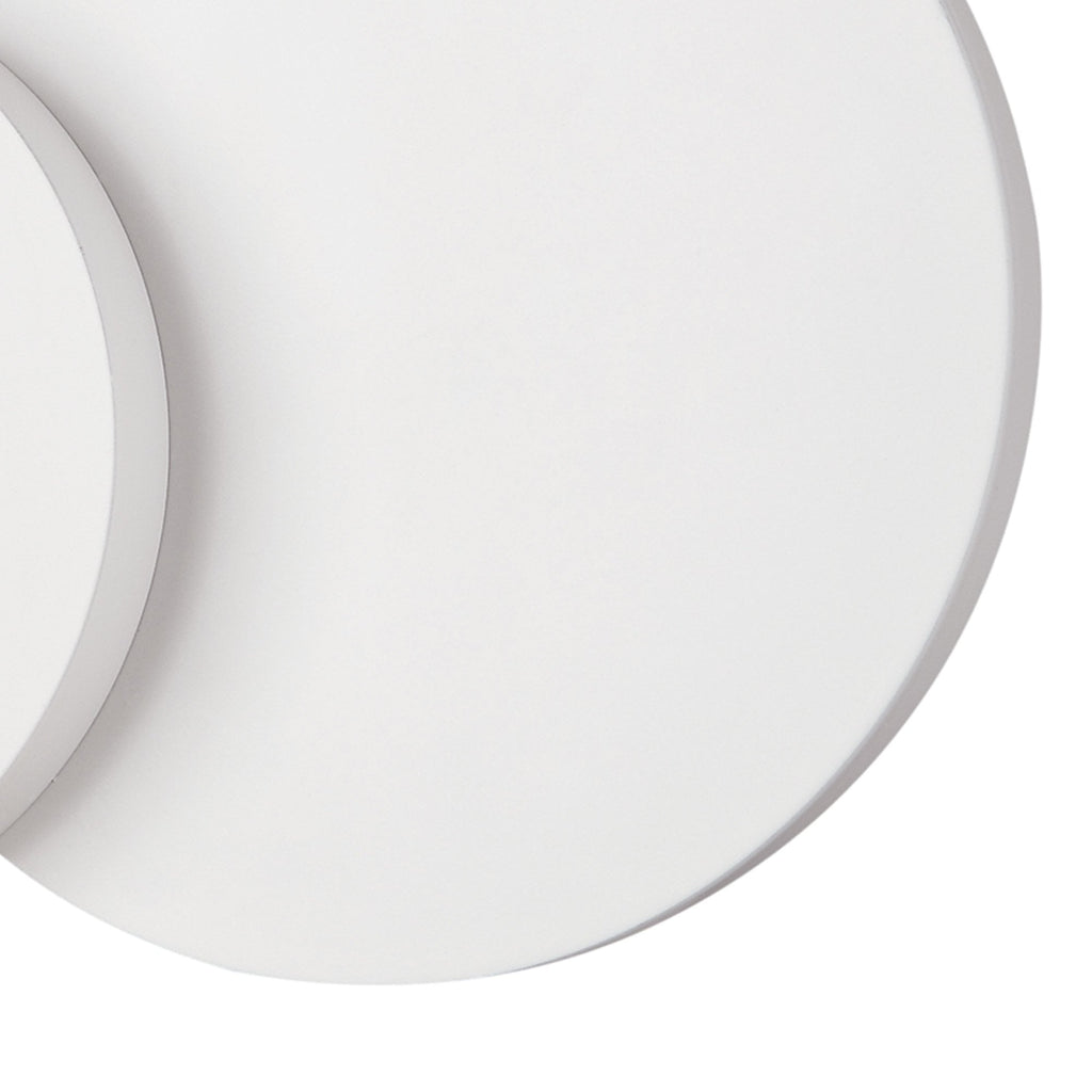MC0142 Tahiti Wall Light Circles 5W LED Matt White