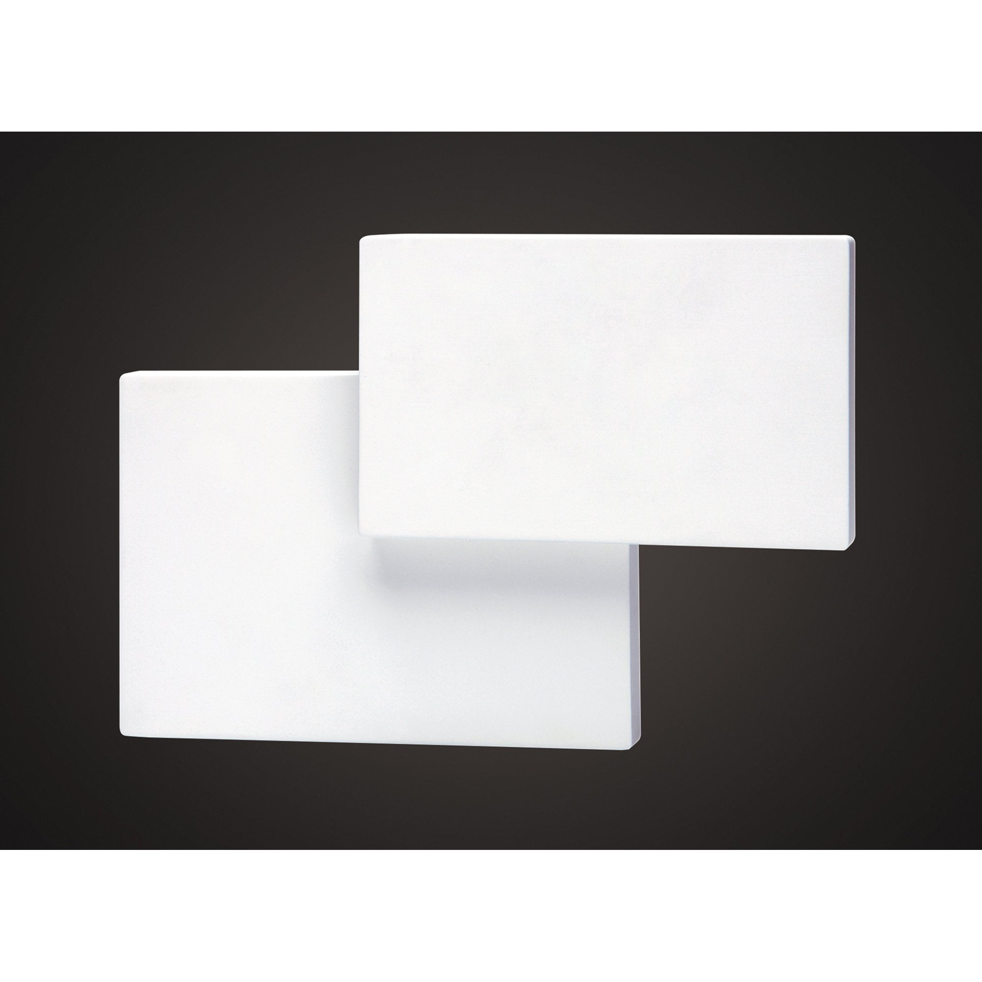 MC0143 Tahiti Wall Light Rectangles 5W LED Matt White