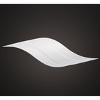 MC0089 Tahiti Wall Light Wave 6W LED Matt White