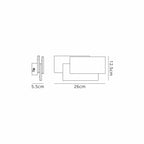 M8089 Tahiti XL Wall Lamp 12W LED White