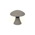M7105 Taos Outdoor Small Mushroom Bollard 6.5W LED Dark Grey Cement