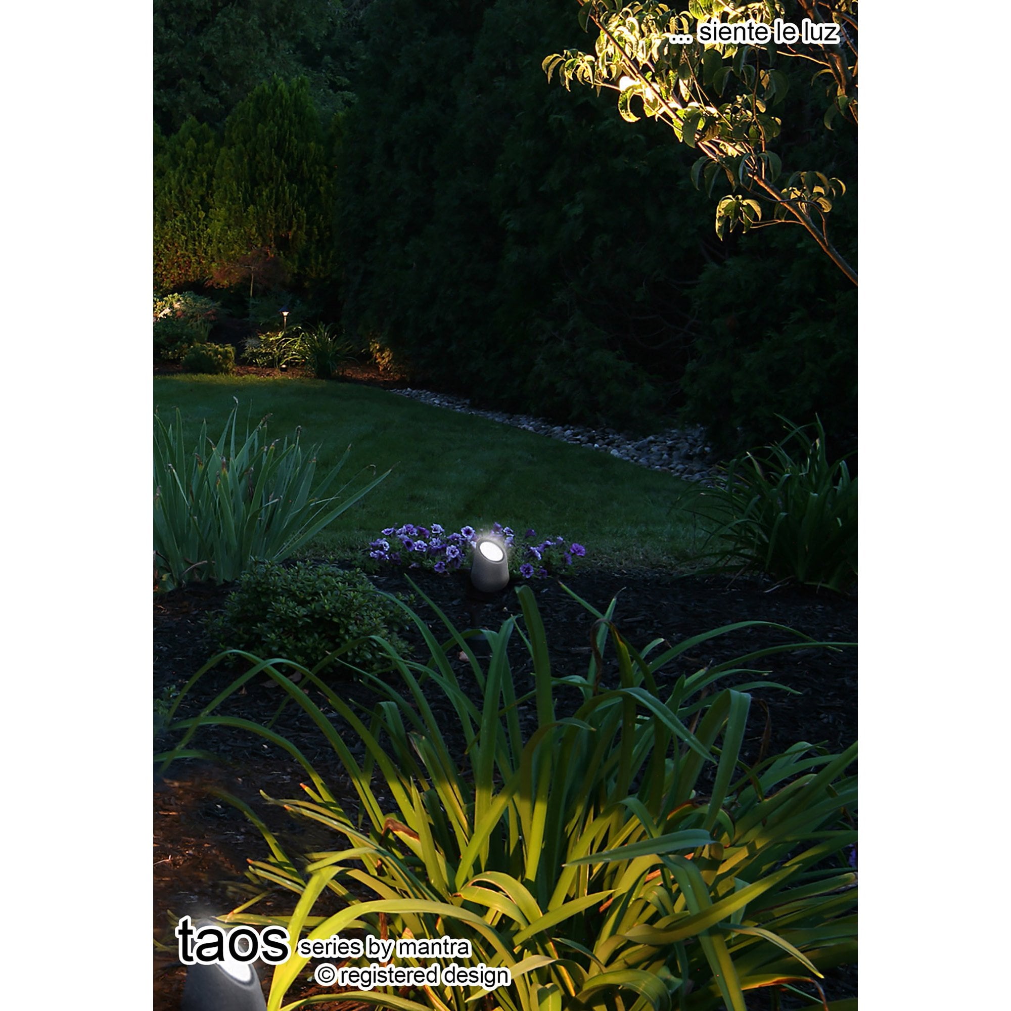 Taos Outdoor Small Mushroom Bollard 6.5W LED Dark Grey Cement