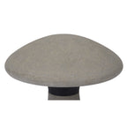 M7105 Taos Outdoor Small Mushroom Bollard 6.5W LED Dark Grey Cement