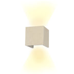 M7109 Taos Outdoor Wall Lamp 12W LED White Cement