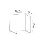 M7109 Taos Outdoor Wall Lamp 12W LED White Cement