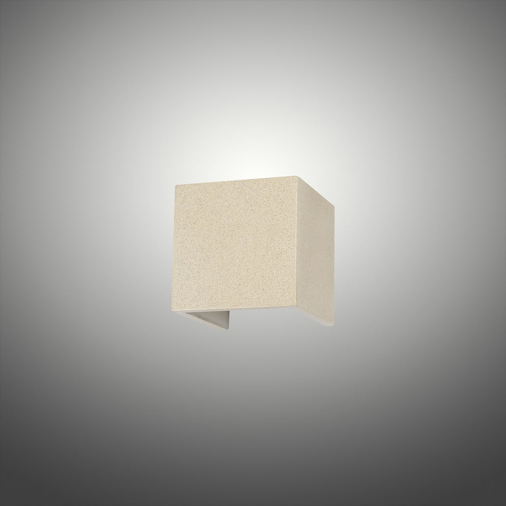 M7109 Taos Outdoor Wall Lamp 12W LED White Cement
