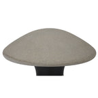 M7106 Taos Outdoor Large Mushroom Bollard 12W LED Dark Grey Cement