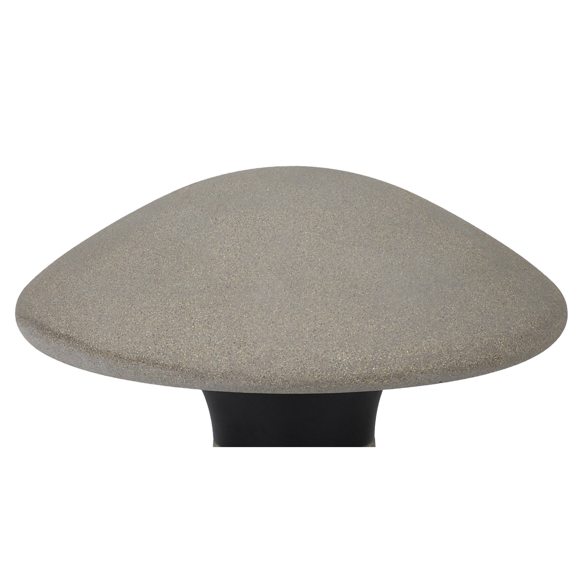 M7 Taos Outdoor Large Mushroom Bollard 12W LED Dark Grey Cement