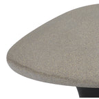 M7106 Taos Outdoor Large Mushroom Bollard 12W LED Dark Grey Cement