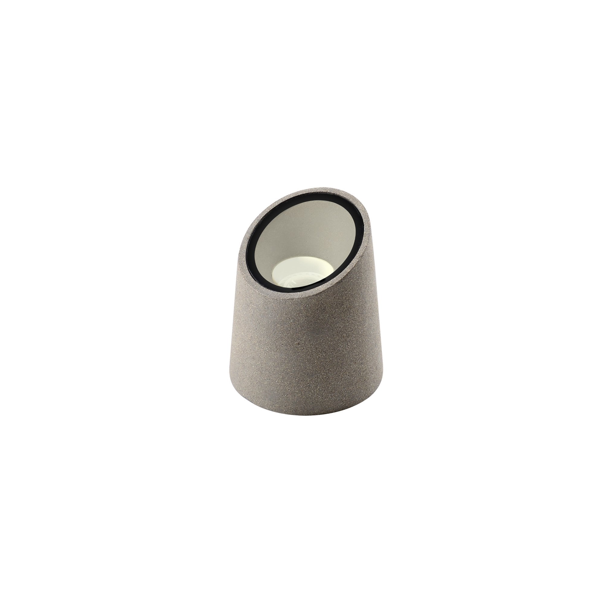 Taos Outdoor Ground  Light 1 Light Dark Grey Cement