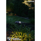 M7107 Taos Outdoor Ground Light 1 Light Dark Grey Cement