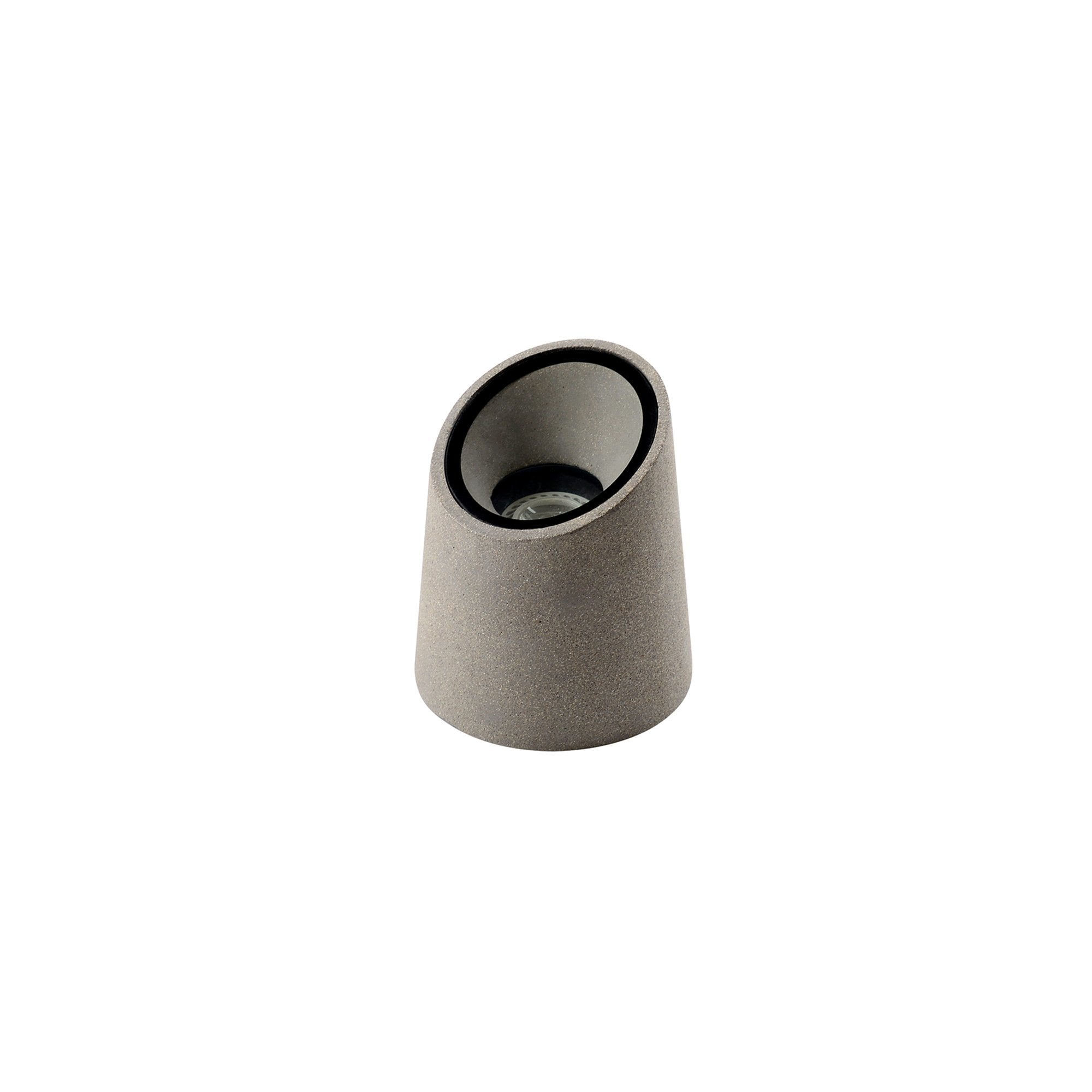 Taos Outdoor Ground  Light 1 Light Dark Grey Cement