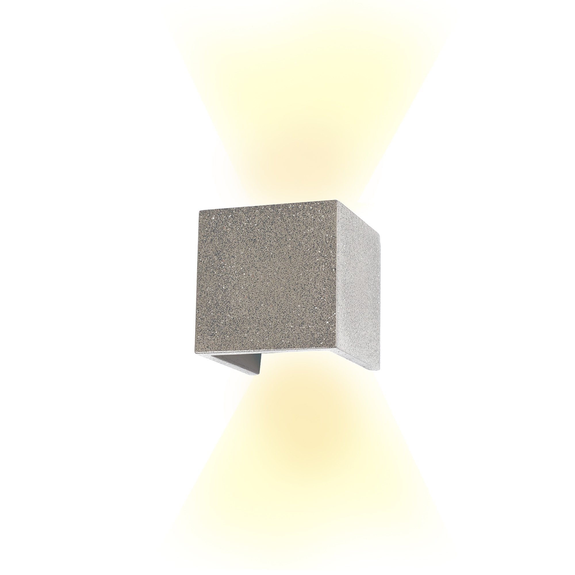 Taos Outdoor Wall  Lamp 12W LED Dark Grey Cement