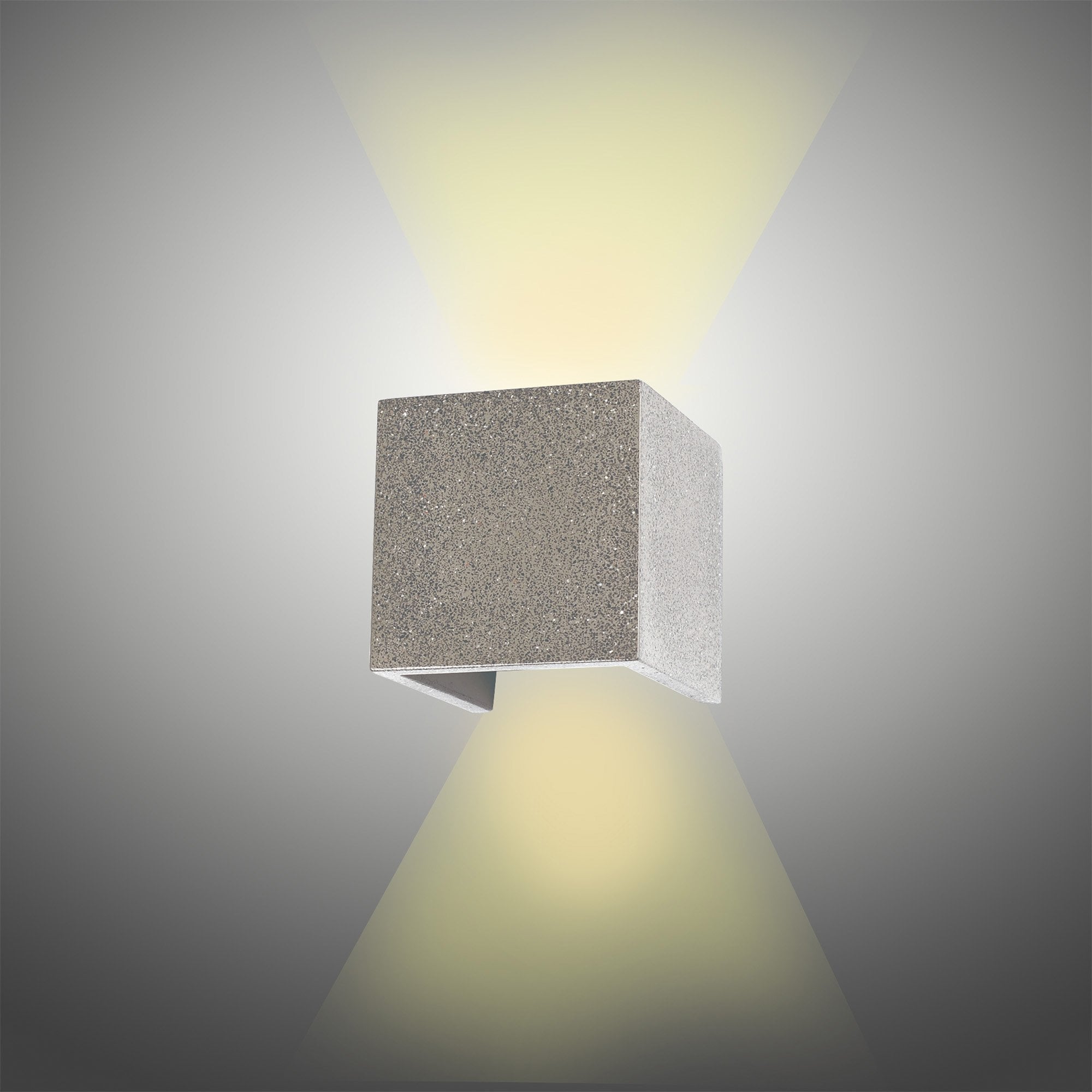Taos Outdoor Wall  Lamp 12W LED Dark Grey Cement