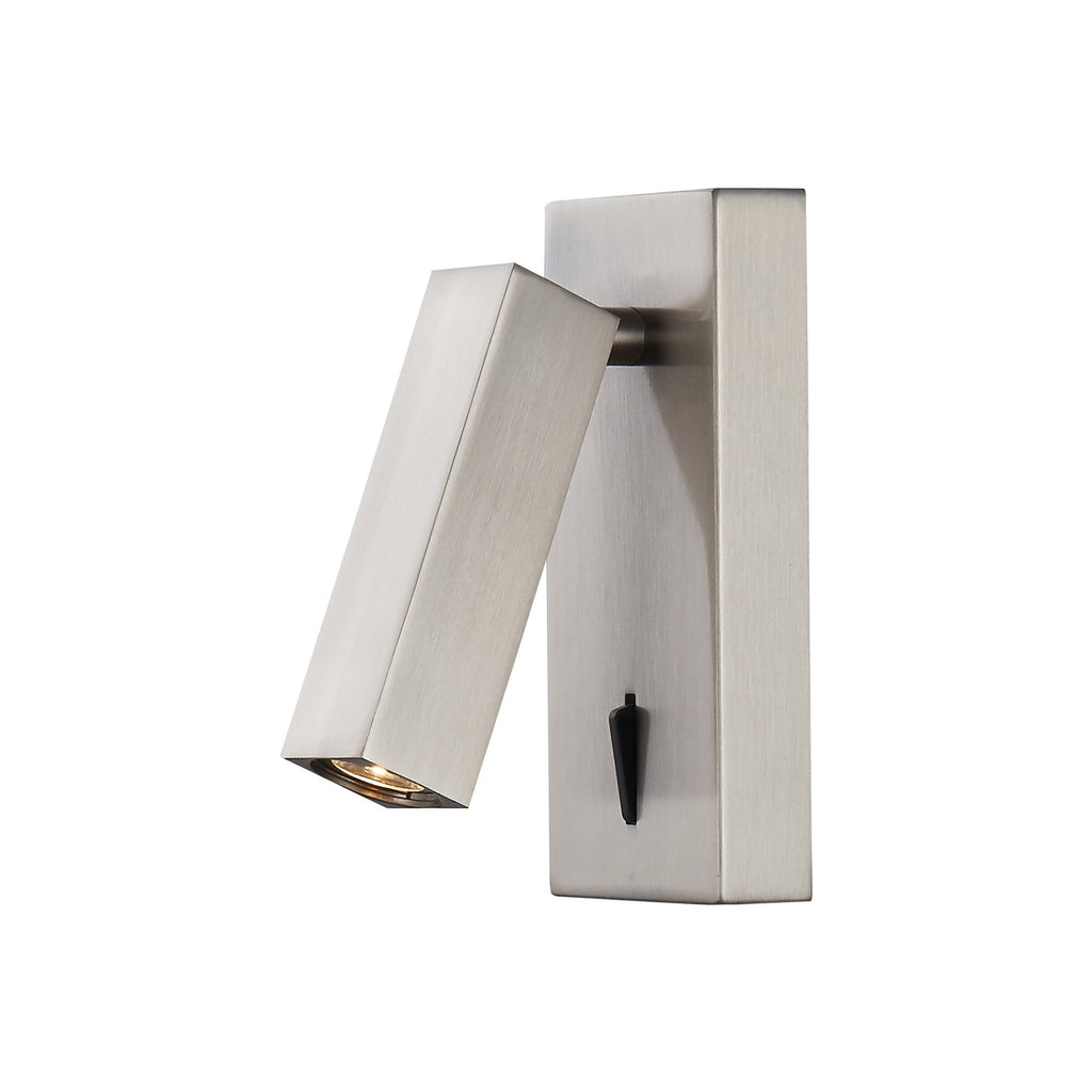 M6071 Tarifa Wall/Reading Light Adjustable 3W LED Switched Satin Nickel