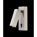 M6071 Tarifa Wall/Reading Light Adjustable 3W LED Switched Satin Nickel