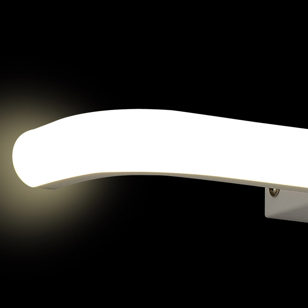 M6870 Tenerife Wall Lamp Shelf USB Socket 8W LED White