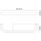 M6871 Tenerife Wall Lamp Shelf USB Socket 8W LED White