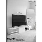 M6871 Tenerife Wall Lamp Shelf USB Socket 8W LED White