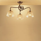 M39003 Tentacle Ceiling 3 Light E14 Rustic Gold