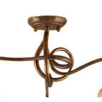 M39003 Tentacle Ceiling 3 Light E14 Rustic Gold