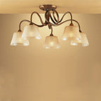 M39002 Tentacle Ceiling 5 Light E14 Rustic Gold (S)