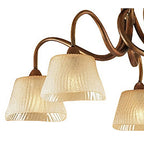 M39002 Tentacle Ceiling 5 Light E14 Rustic Gold (S)