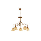 M39001 Tentacle Pendant 5 Light E14 Rustic Gold