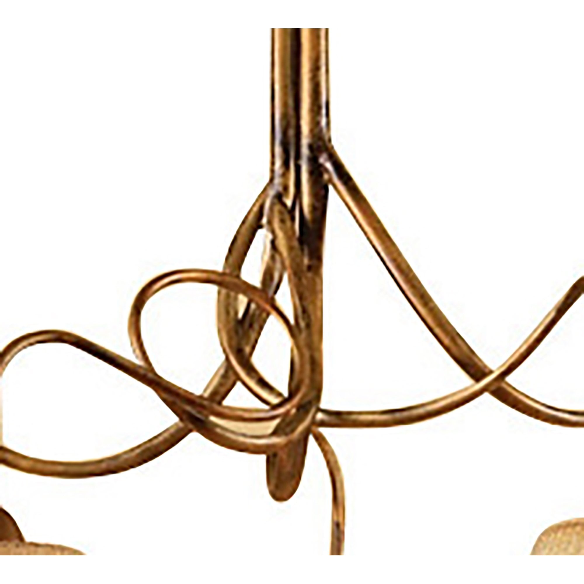 M39001 Tentacle Pendant 5 Light E14 Rustic Gold