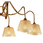 M39001 Tentacle Pendant 5 Light E14 Rustic Gold