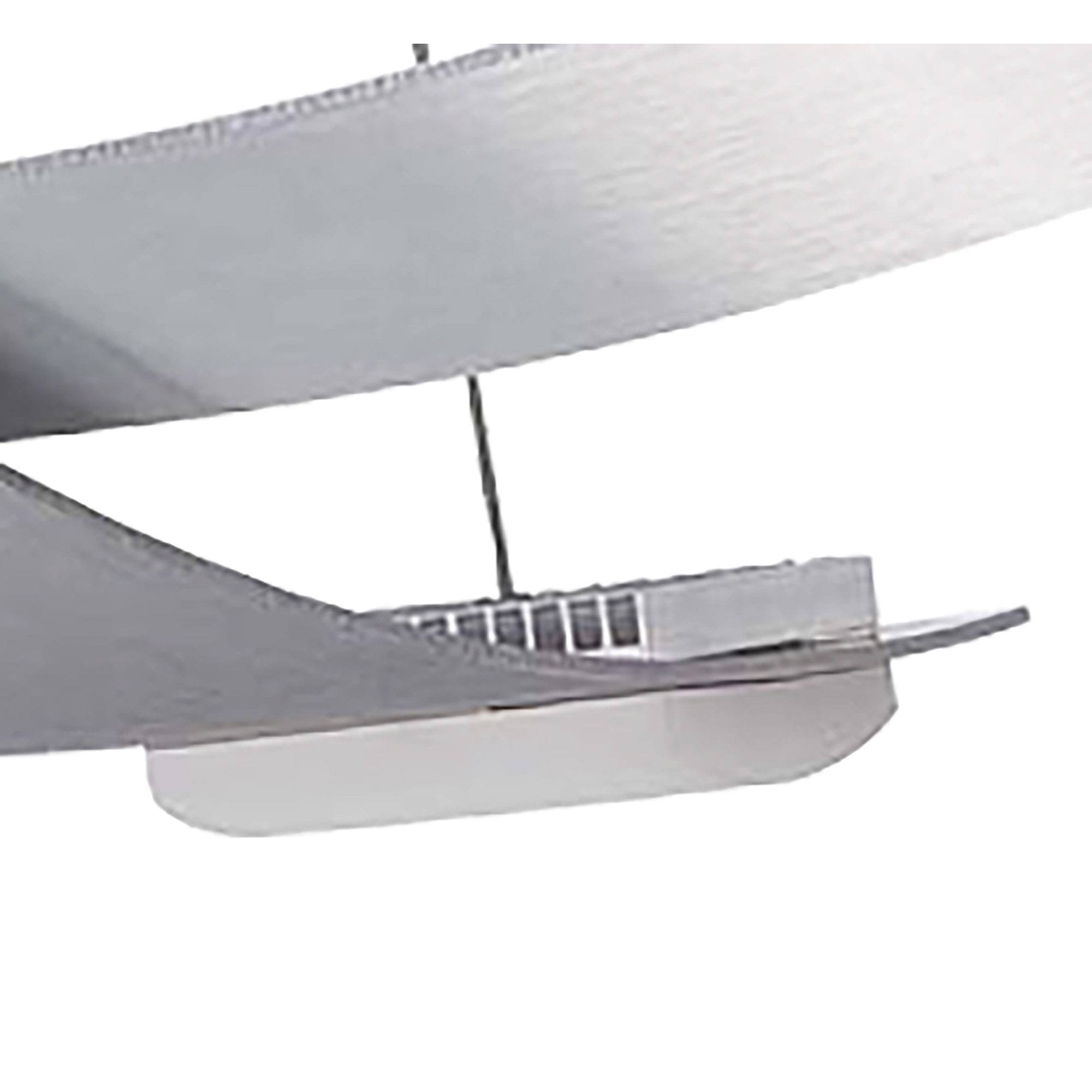 M8331/1 Thea Square Pendant 4 Light 28W LED Satin Aluminium/Frosted Acrylic