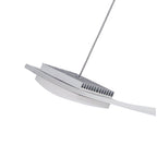 M8330/1 Thea Linear Pendant 3 Light 21W LED Satin Aluminium Frosted Acrylic