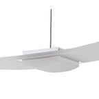 M8330/1 Thea Linear Pendant 3 Light 21W LED Satin Aluminium Frosted Acrylic