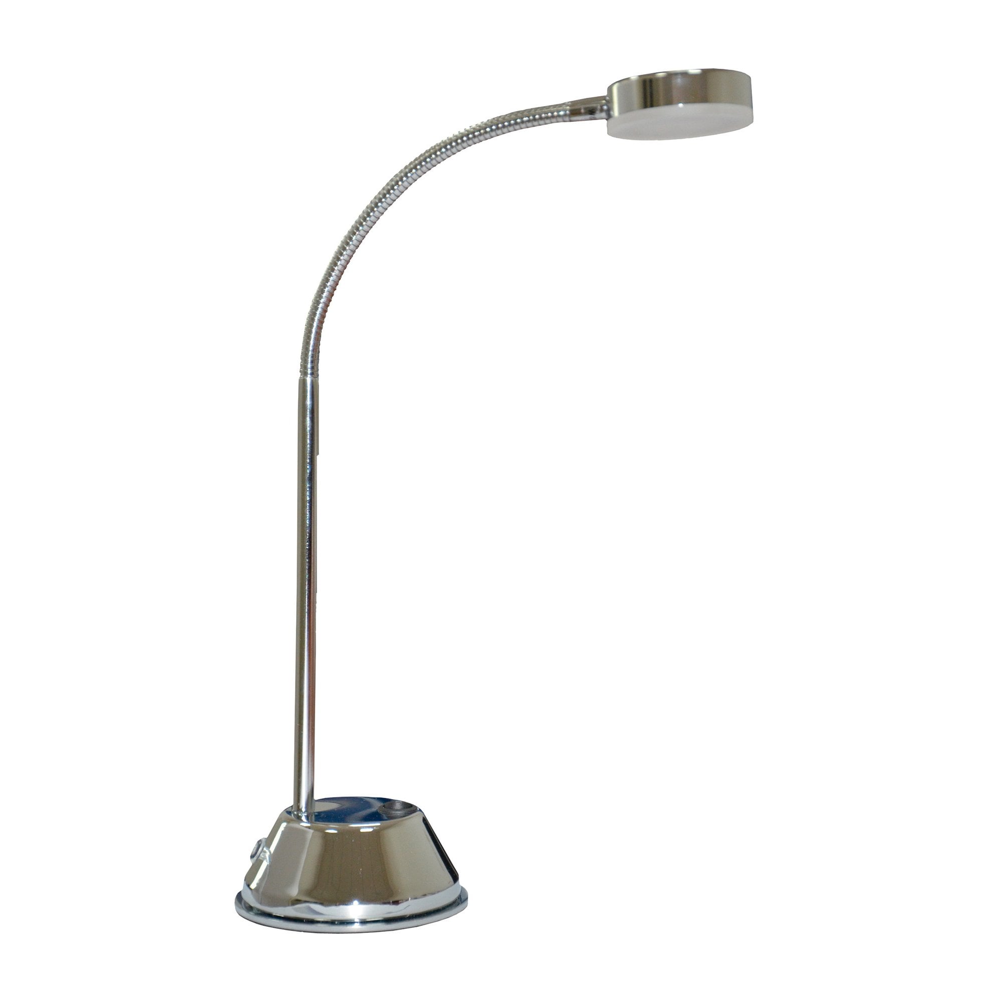 M8142/1 Tobias Table Lamp 1 Light 3W LED Polished Chrome/Frosted Acrylic