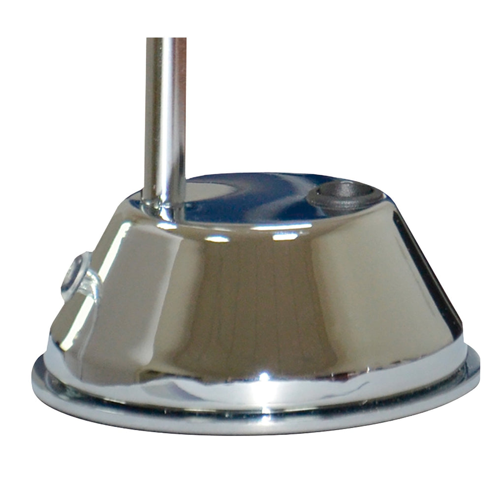 M8142/1 Tobias Table Lamp 1 Light 3W LED Polished Chrome/Frosted Acrylic
