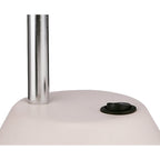 M8140/1 Tobias Table Lamp 1 Light 3W LED Matt White/Frosted Acrylic/Polished Chrome