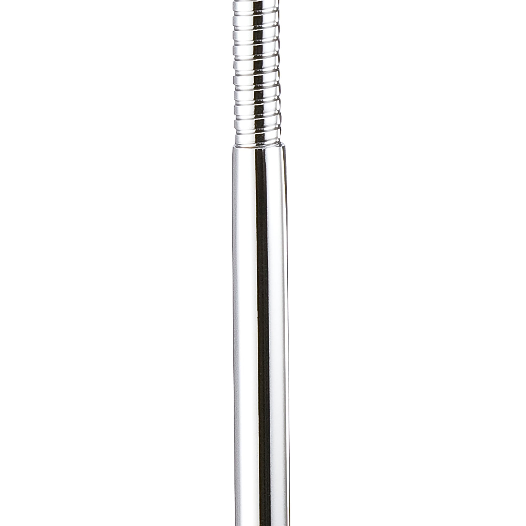 M8141/1 Tobias Table Lamp 1 Light 3W LED Matt Black/Frosted Acrylic/Polished Chrome